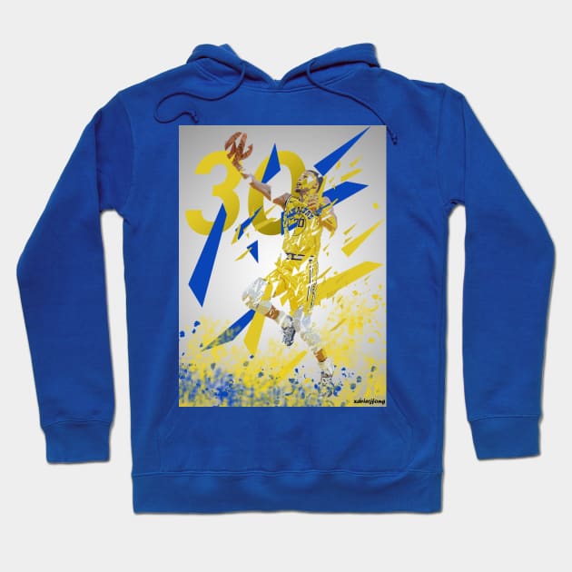 Steph Curry - NBA Golden State Warriors Hoodie by xavierjfong